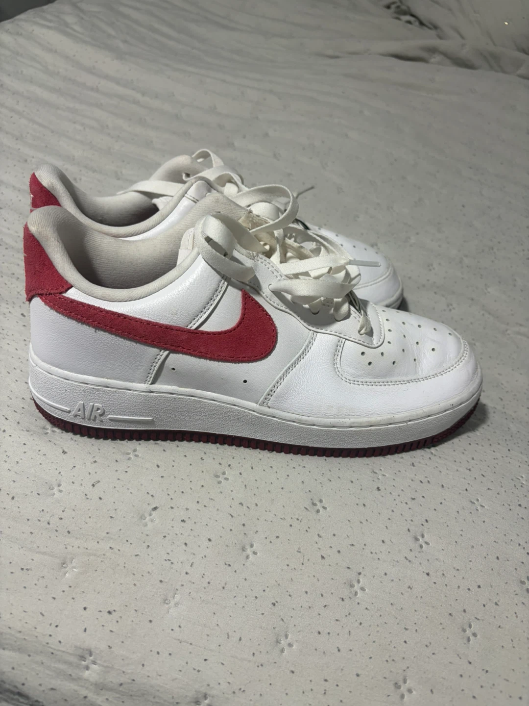 Nike Air Force 1 Sneakers - White/Pink - photo 2