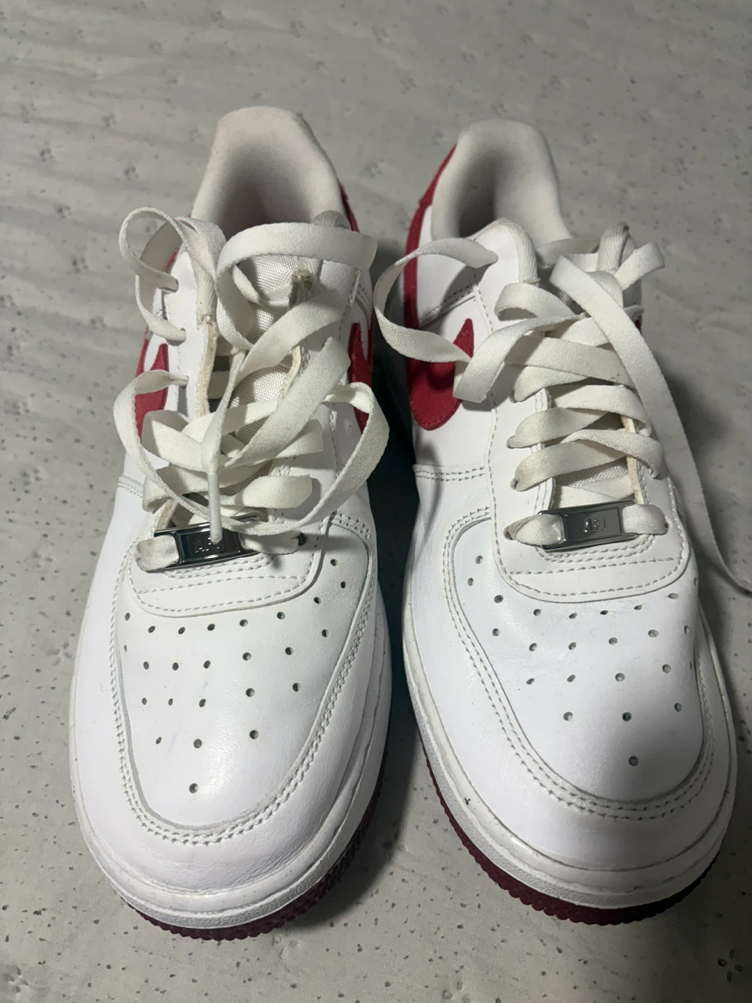 Nike Air Force 1 Sneakers - White/Pink