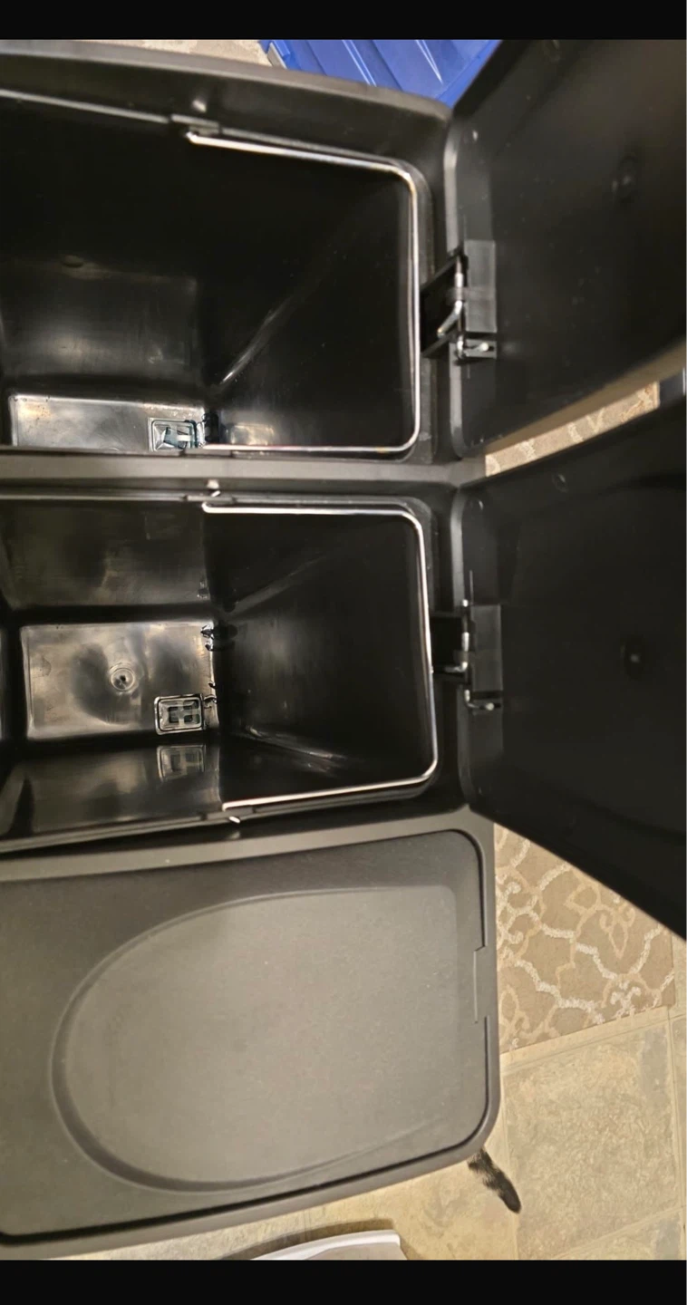 Triple Compartment Step Trash Can - photo 2