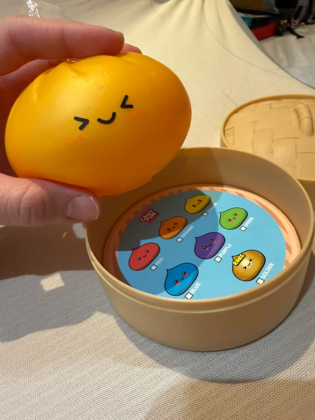 RARE goldenbao Cry Fun Rainbow Mystery Bao Bun Squishy Toy - photo 2