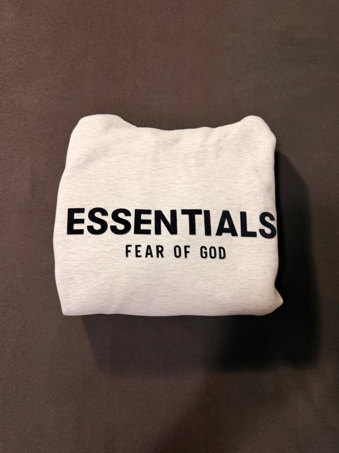 ESSENTIALS Fear of God Hoodie Light Grey