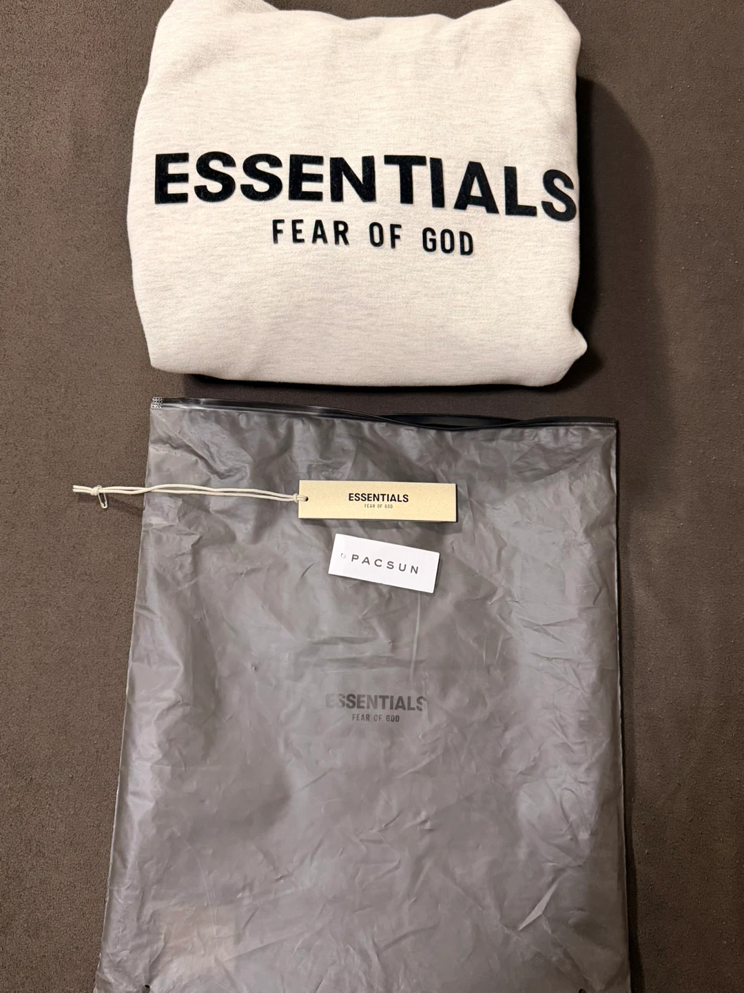 ESSENTIALS Fear of God Hoodie Light Grey - photo 4