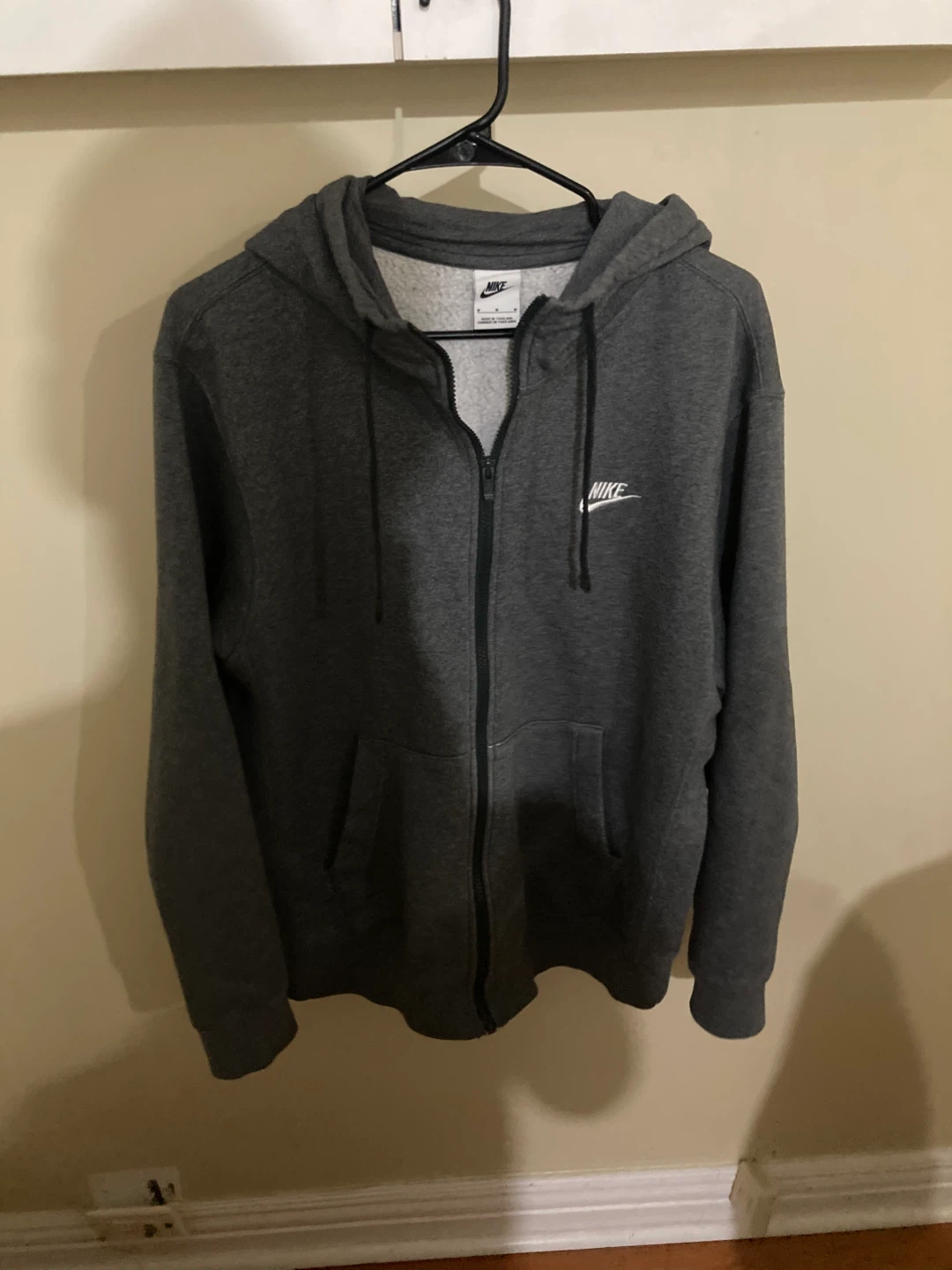 Nike Grey Full-Zip Hoodie