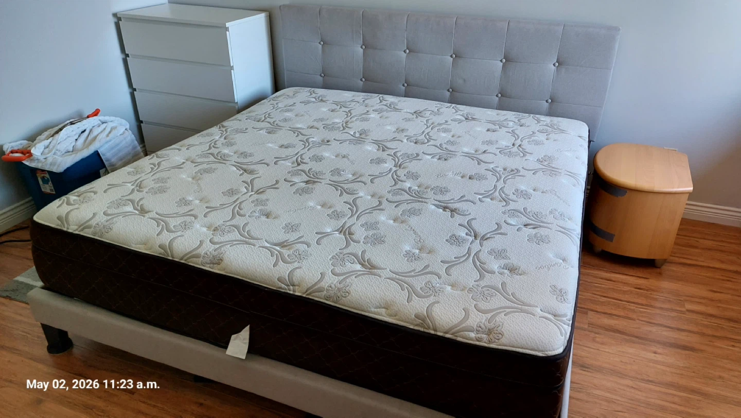 King size Frame +mattress +Free delivery