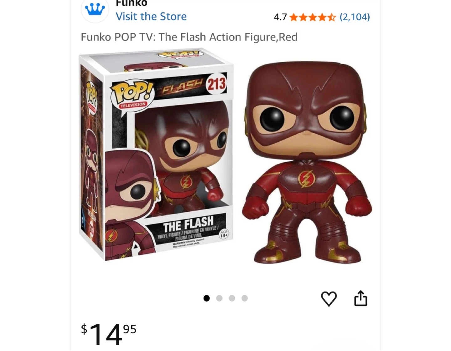 Funko Pop! The Flash #213- no box - photo 4