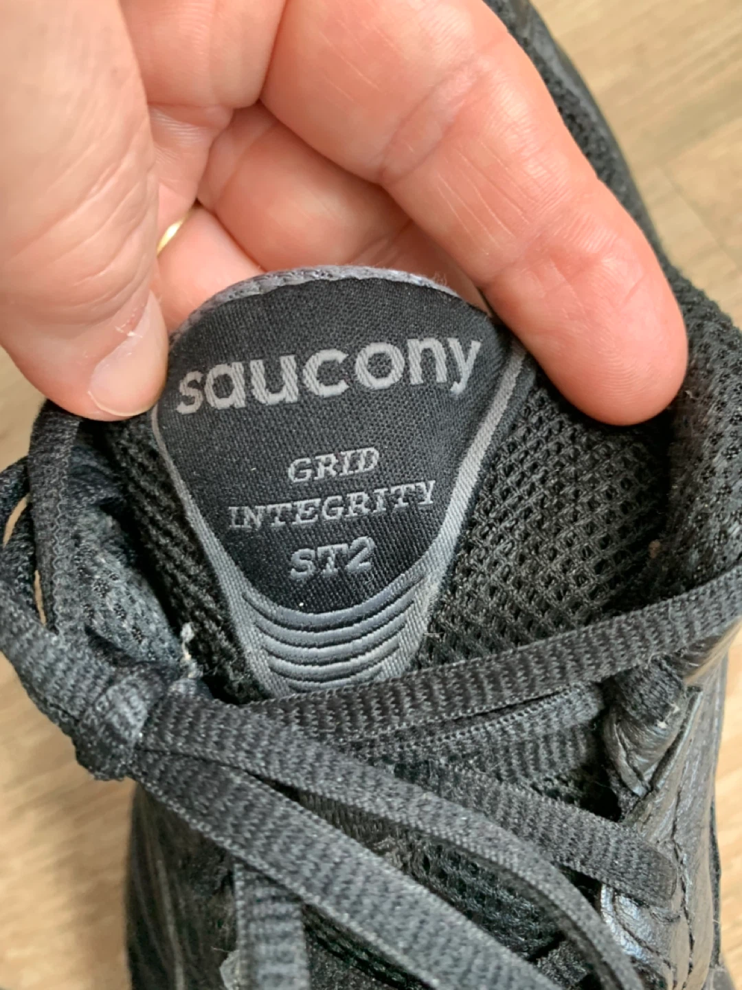 Saucony GRID INTEGRITY ST2 Black Leather Running Shoes - photo 3