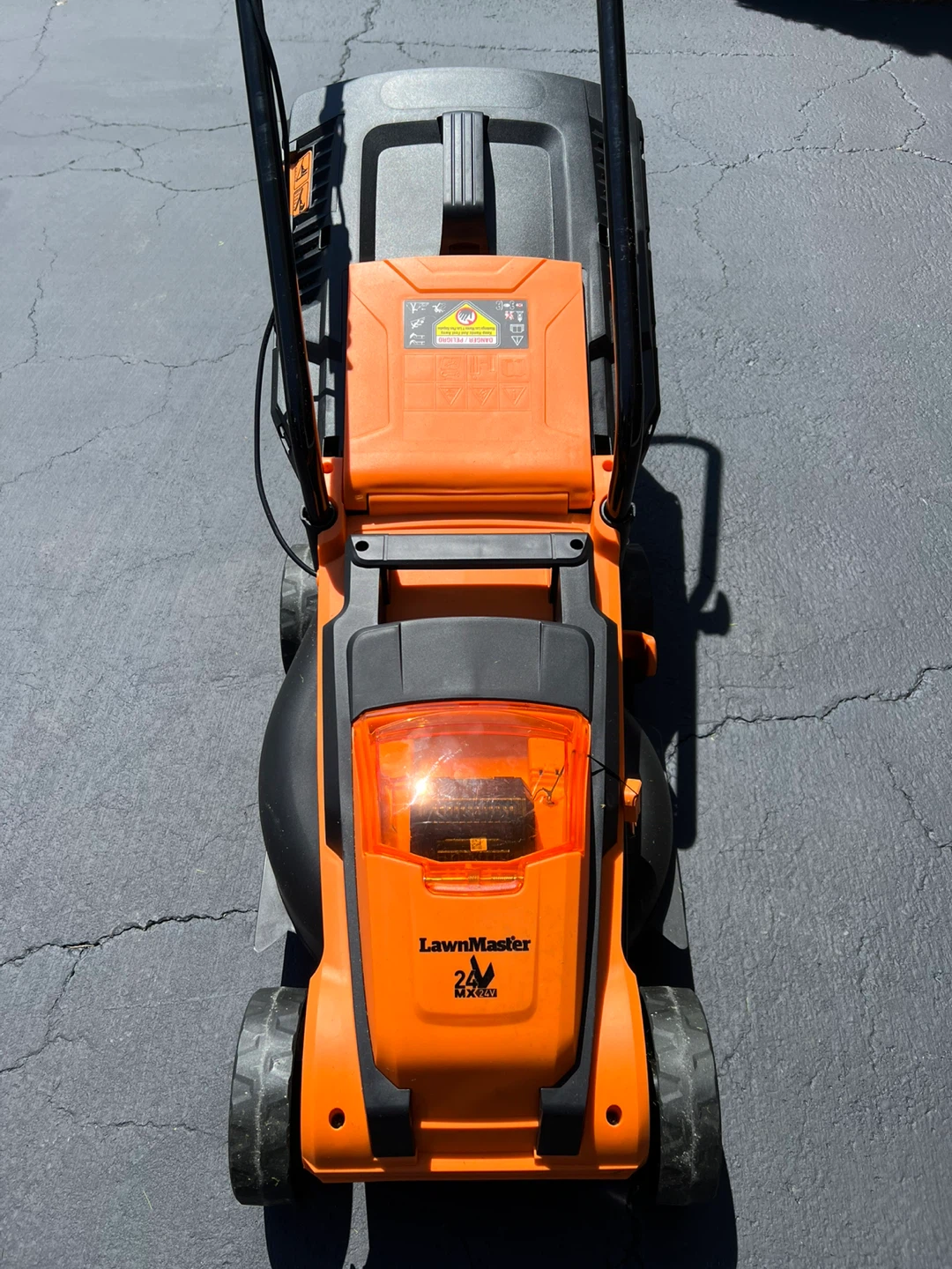 LawnMaster Cordless Mower + Trimmer Combo - Excellent Condition