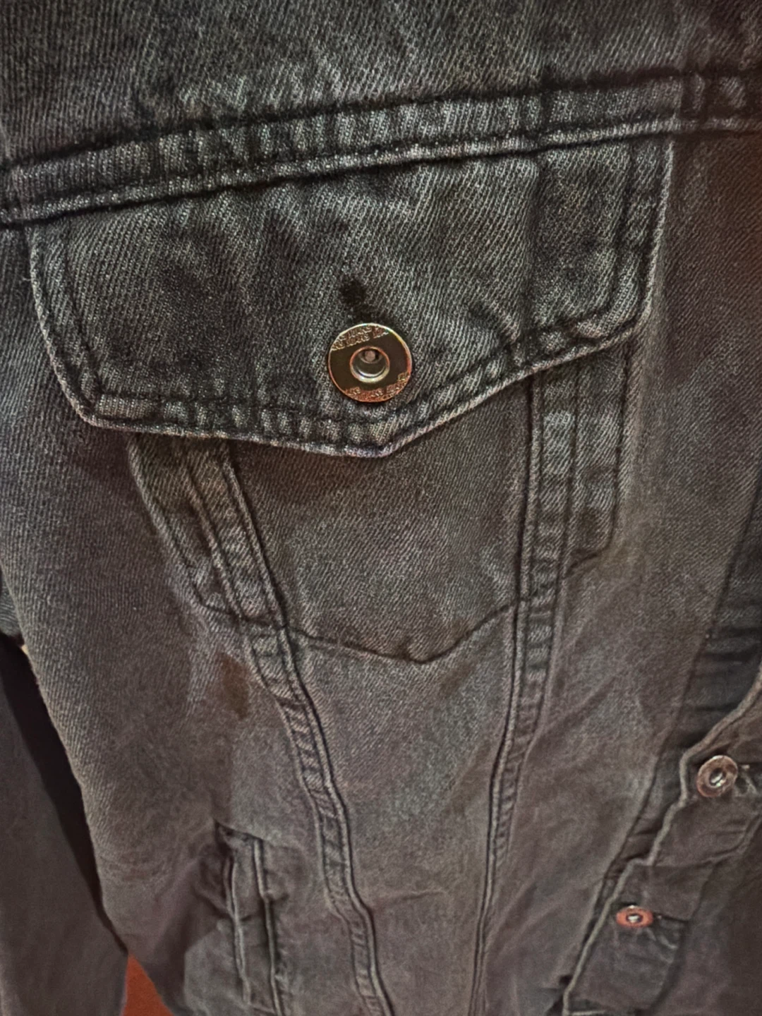Men's Denim Jacket Size M - photo 3