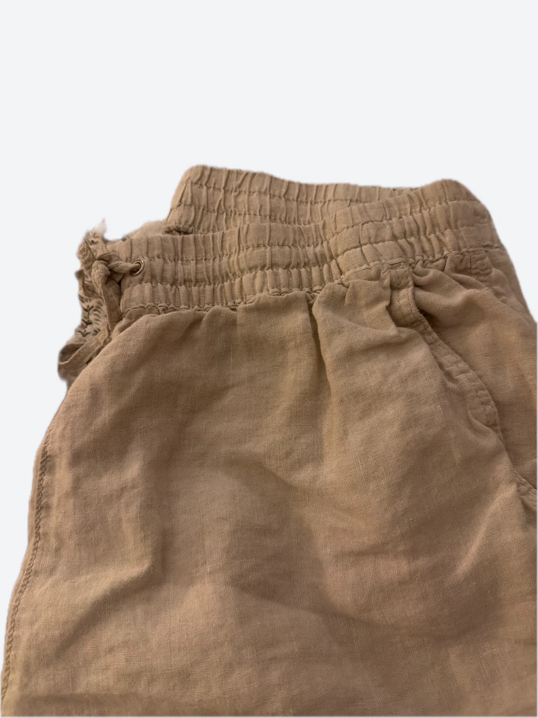 H&M Linen Blend Pants - Beige, Medium - photo 2
