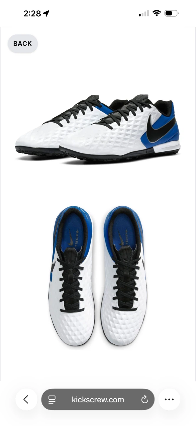 Nike Tiempo Legend 8 Indoor Soccer Shoes