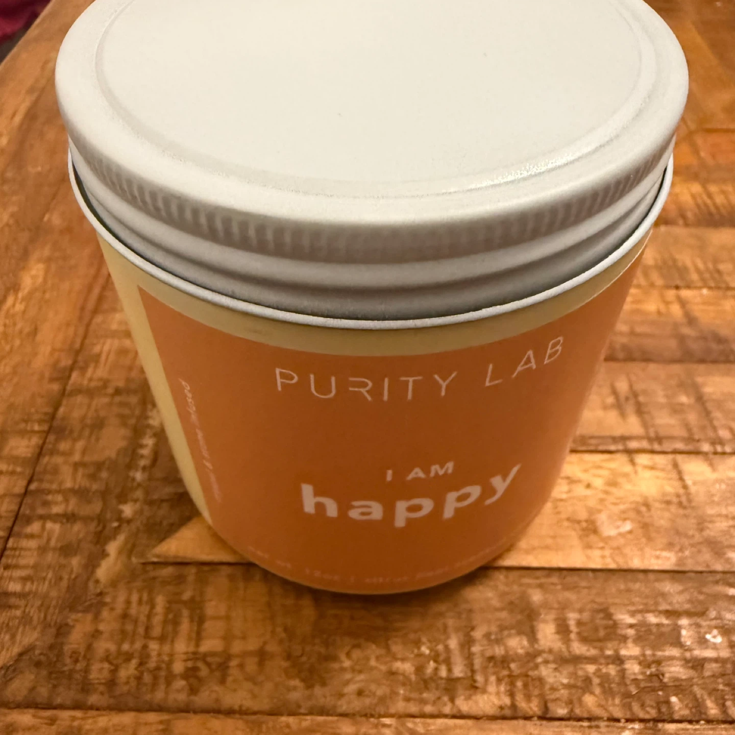 Purity Lab “I AM Happy” Citrus Peel Scented Candle 12oz - photo 2
