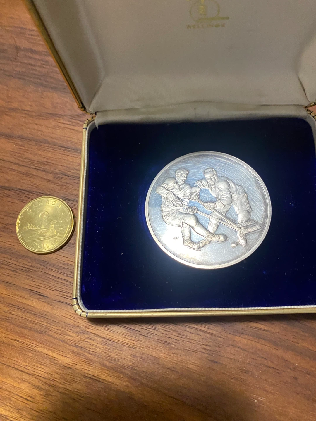 1972 Canada vs USSR Hockey Commemorative Silver Coin - photo 4