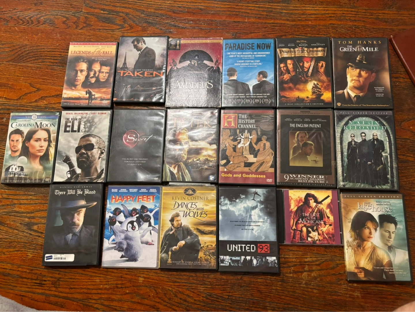 Lot of 15 DVDs: Action, Drama, Comedy, Documentaries
