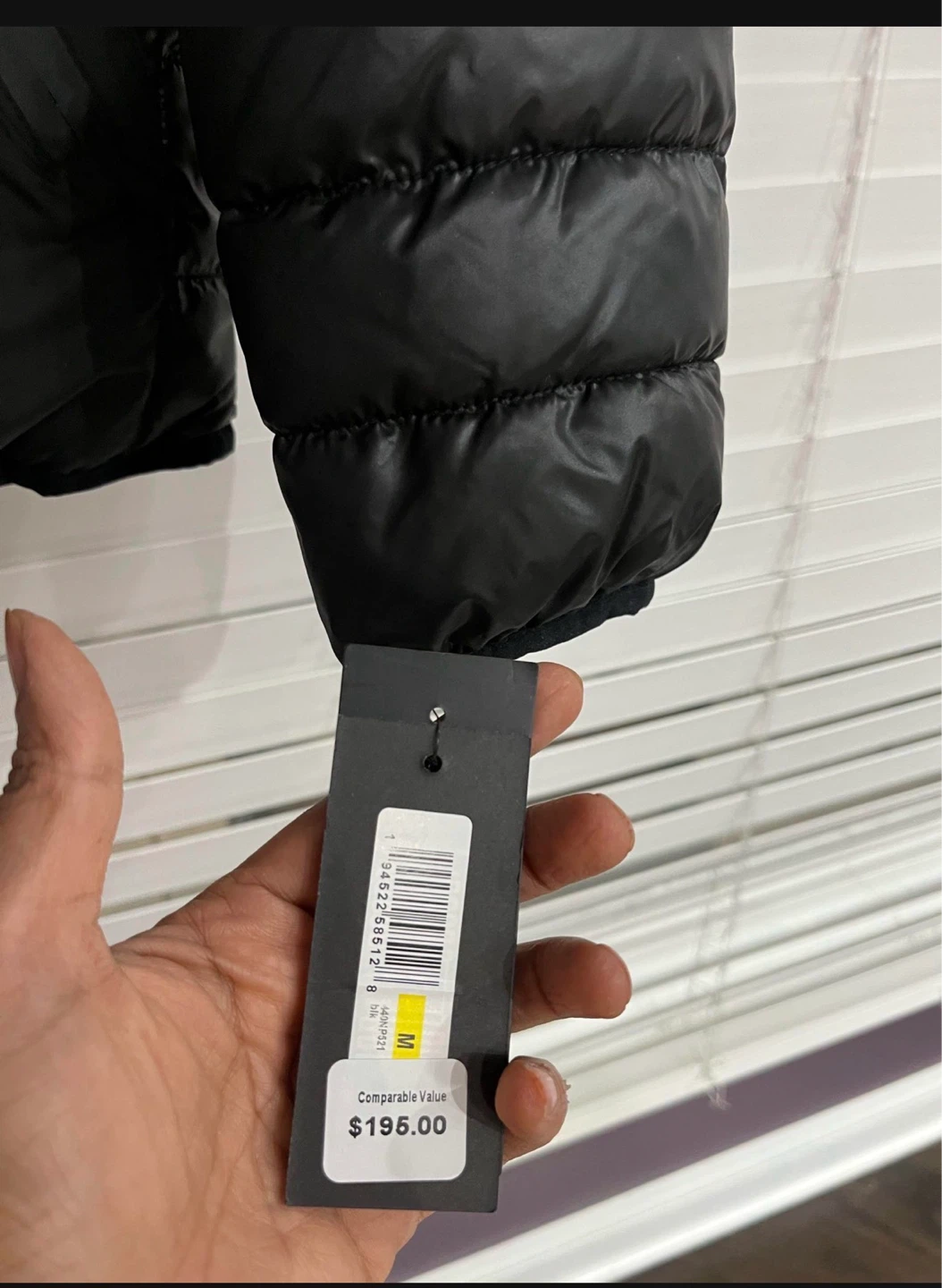 Kenneth Cole  Black Puffer Jacket - Size M