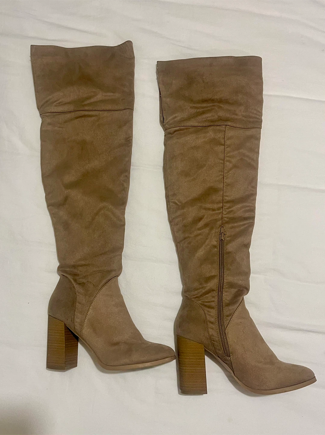Over the knee suede boots - photo 2