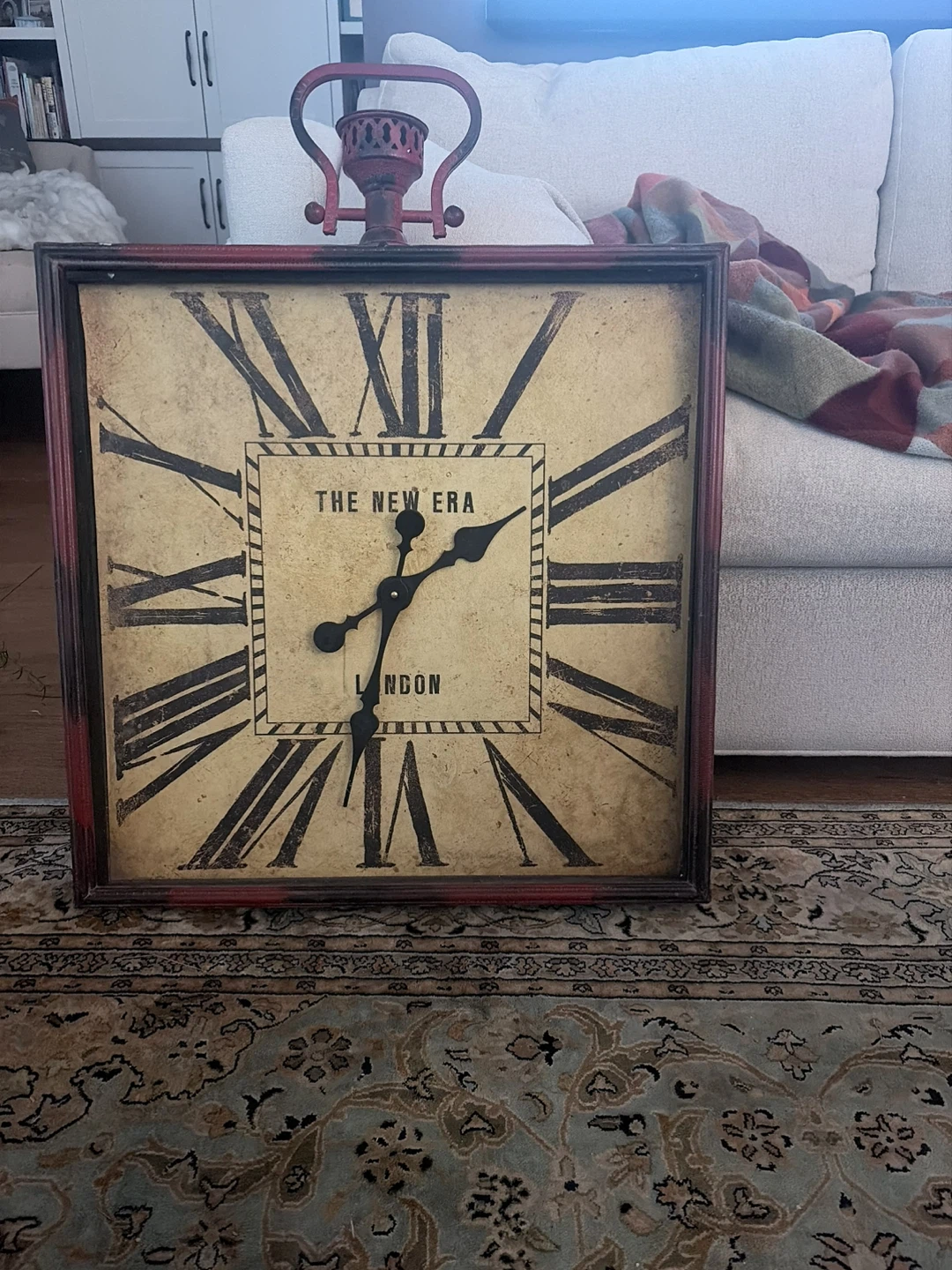 Square "The New Era London" Wall Clock
