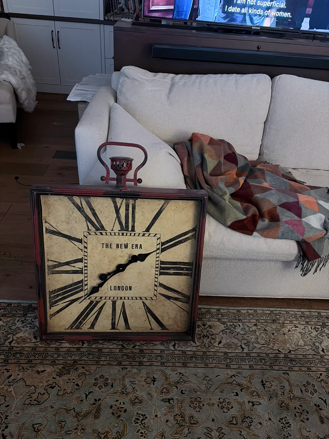 Square "The New Era London" Wall Clock - photo 2