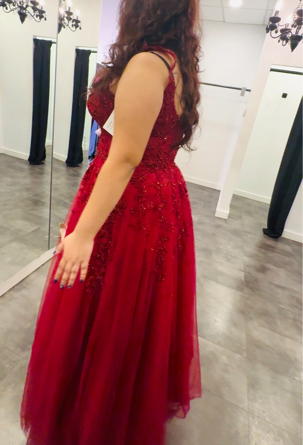Red Gown. Dress for formal event - photo 4