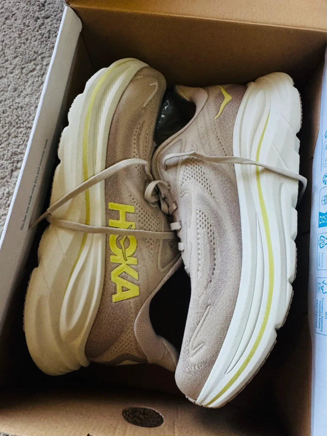 Hoka Clifton 10 Men's Running Shoes Size 12.5D