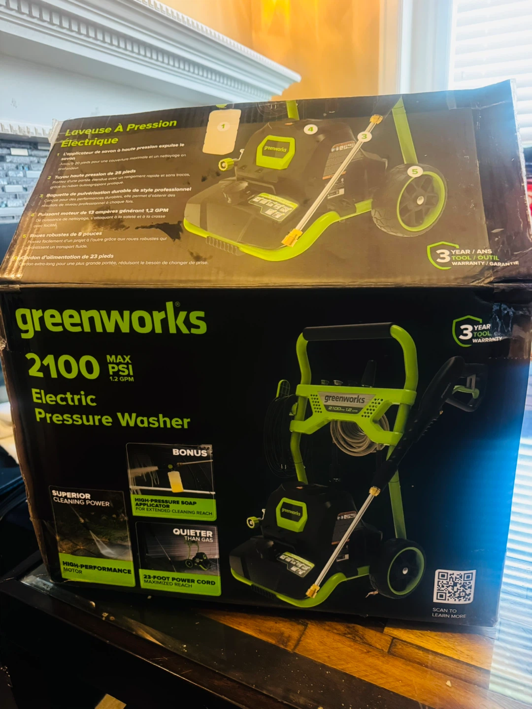 Greenworks 2100 PSI Electric Pressure Washer