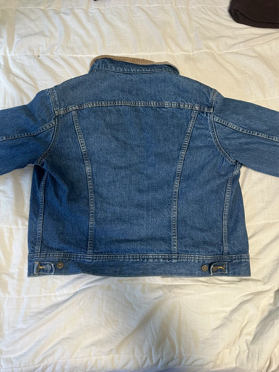 Vintage Lee Storm Rider Blanket Lined Denim Jacket Size 42 USA - photo 5