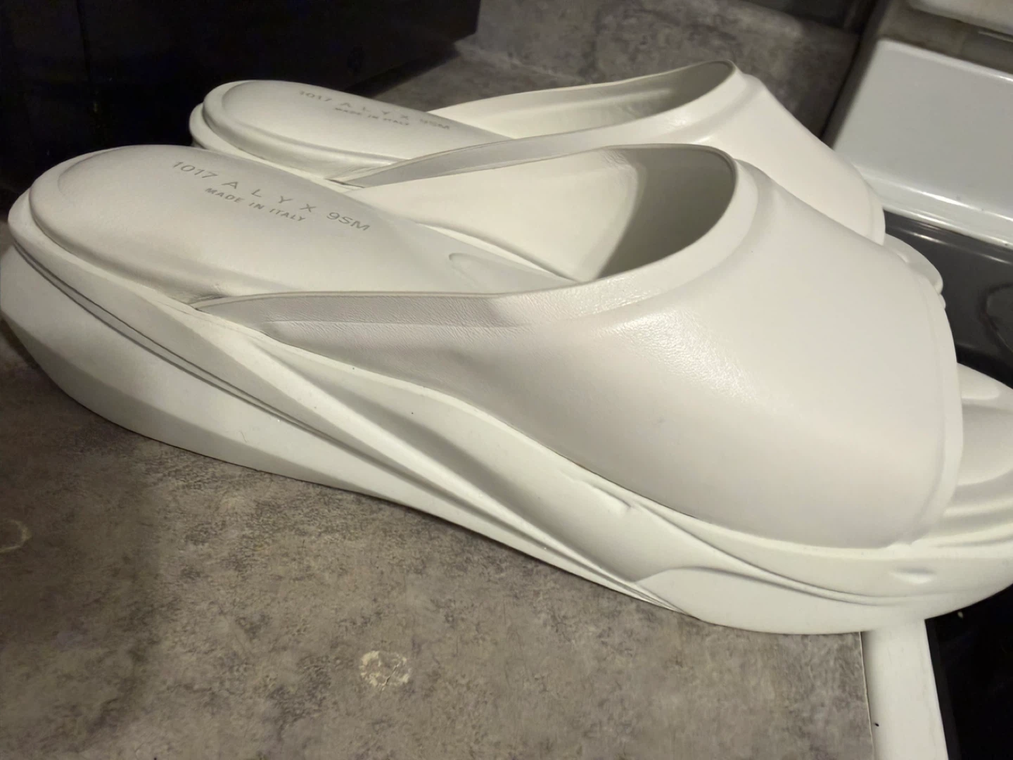ALYX 1017 White Slide Sandals - photo 4