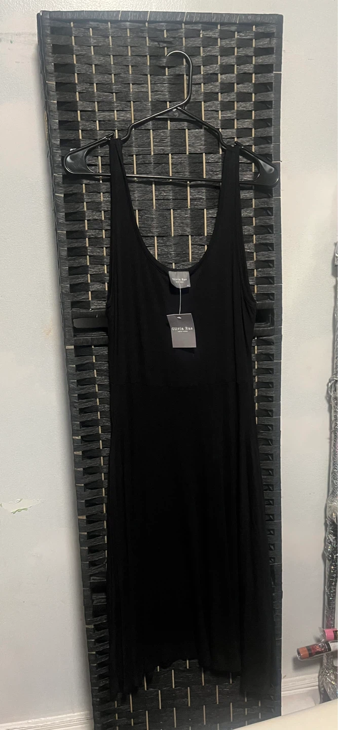 Olivia Rae Black Midi Dress size M - photo 3