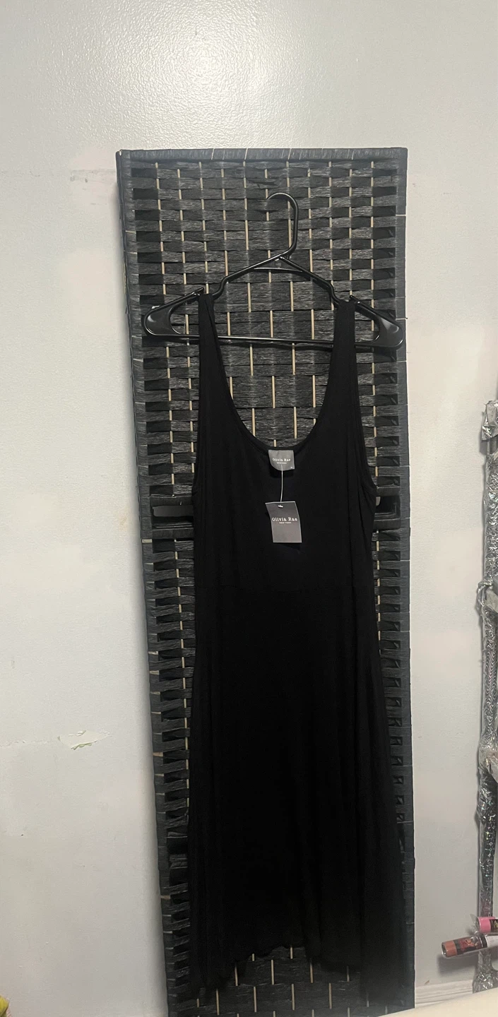 Olivia Rae Black Midi Dress size M - photo 2