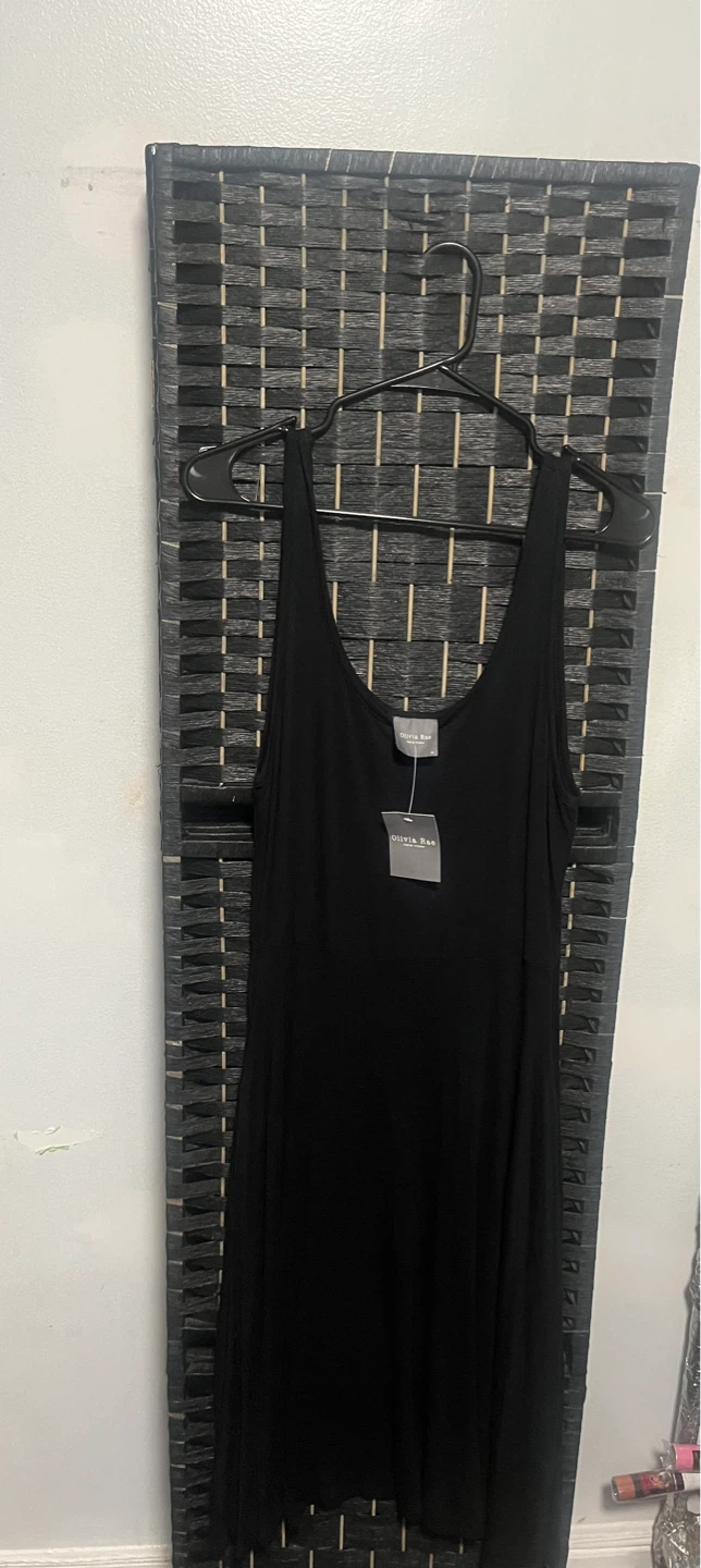 Olivia Rae Black Midi Dress size M - photo 4