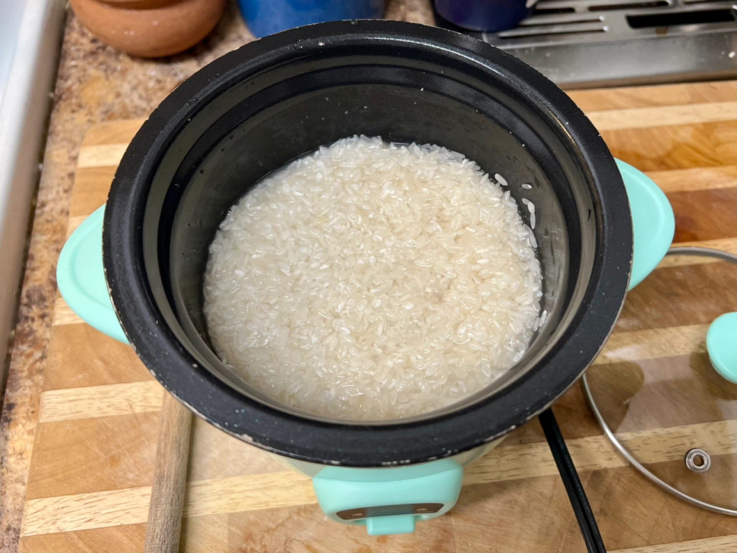 Dash Aqua Mini Rice Cooker-1 cup - photo 2