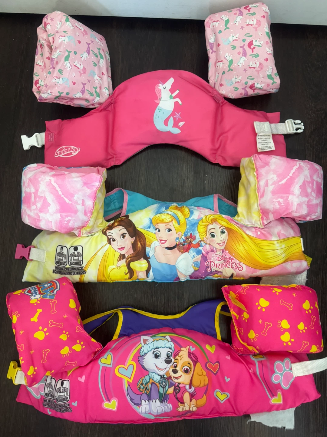 Selling 3 Kids life jacket/ water wing Floaties for $10 each