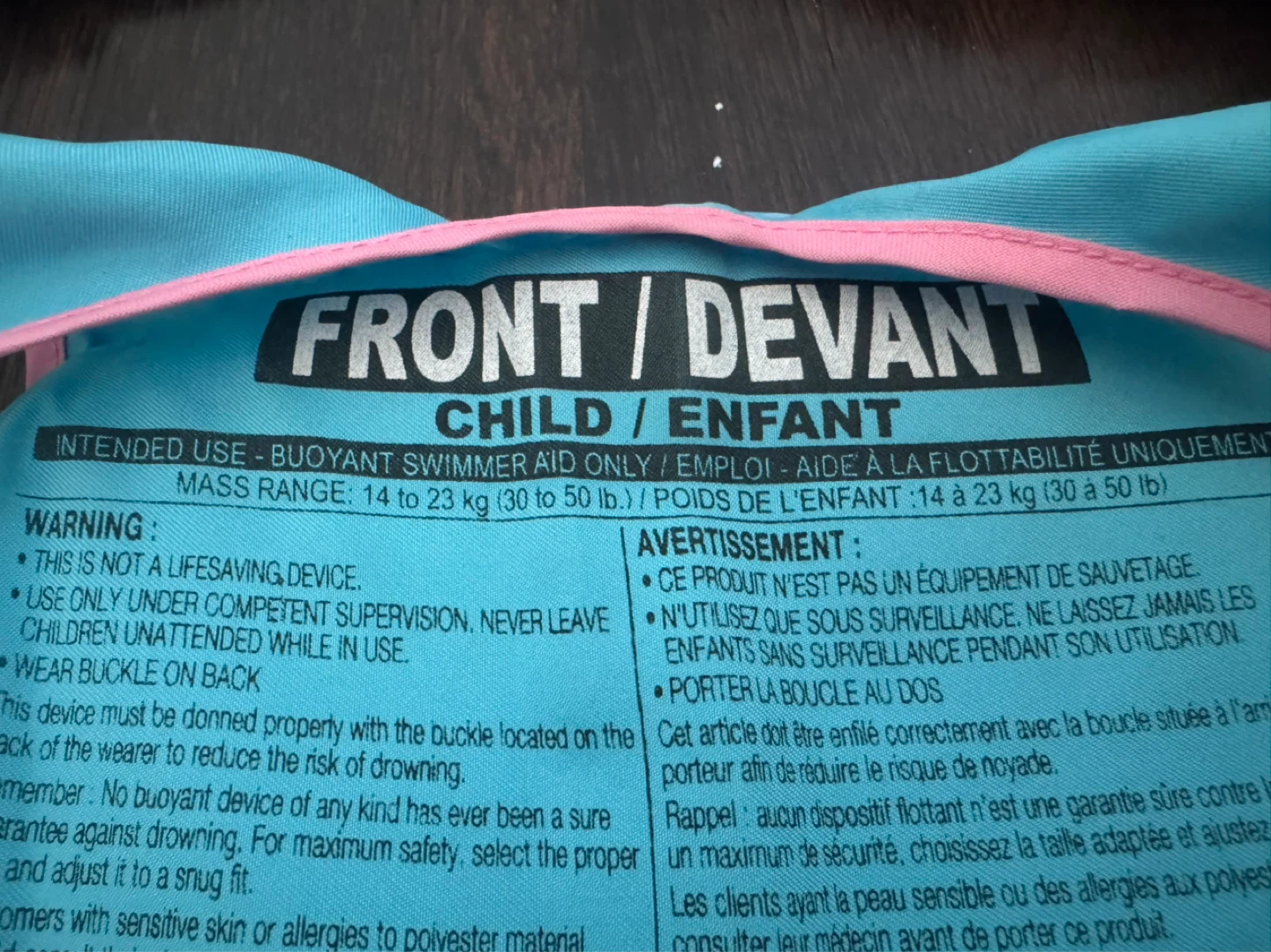Selling 3 Kids life jacket/ water wing Floaties for $10 each - photo 3