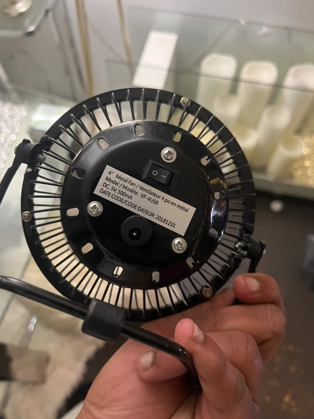FACTO 4" Metal USB Fan - photo 2