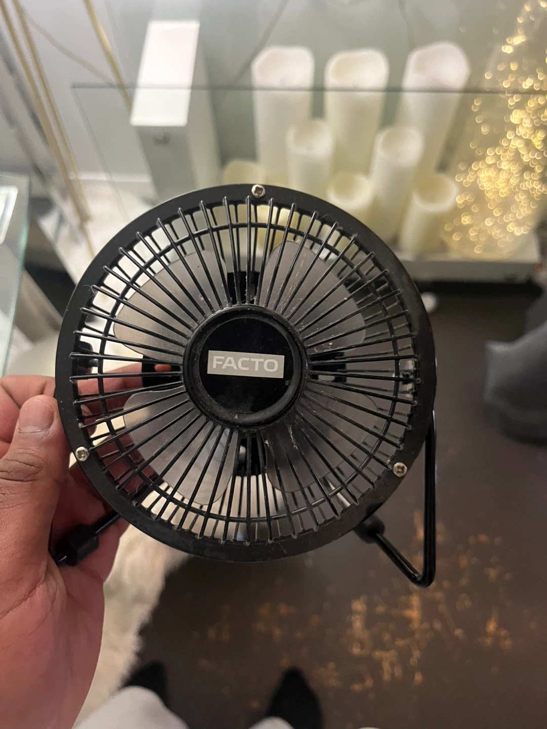 FACTO 4" Metal USB Fan