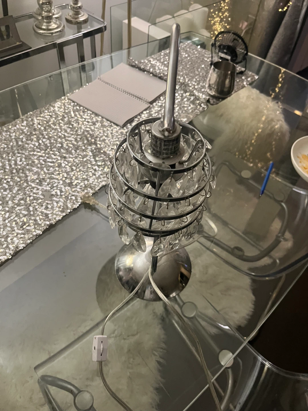 Crystal Accent Table Lamp - photo 2