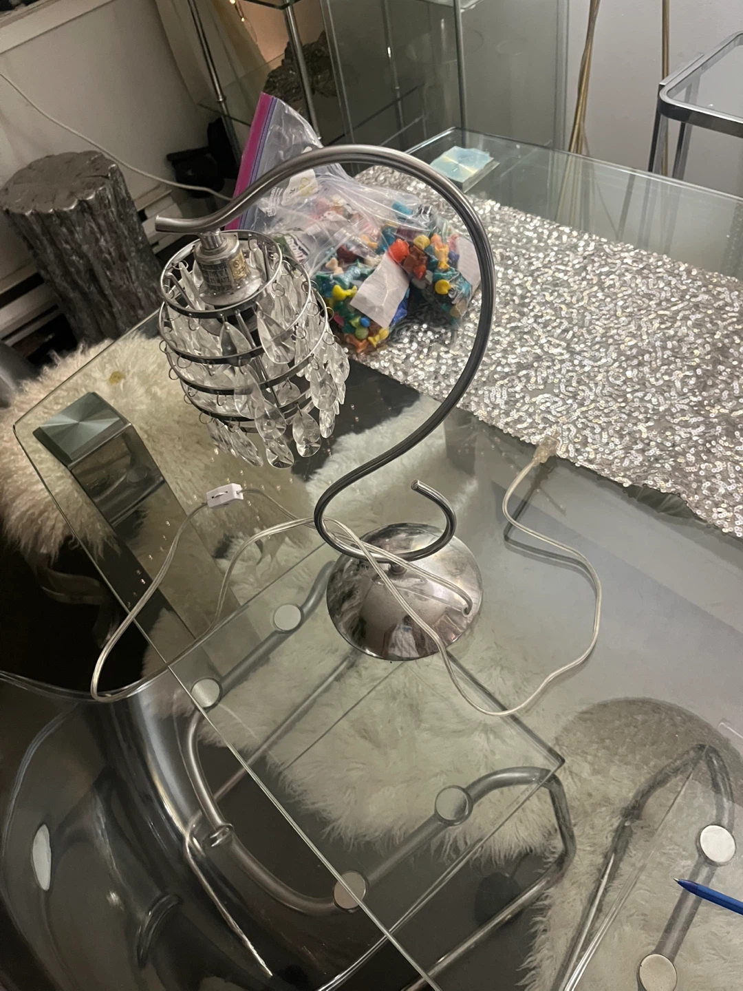 Crystal Accent Table Lamp