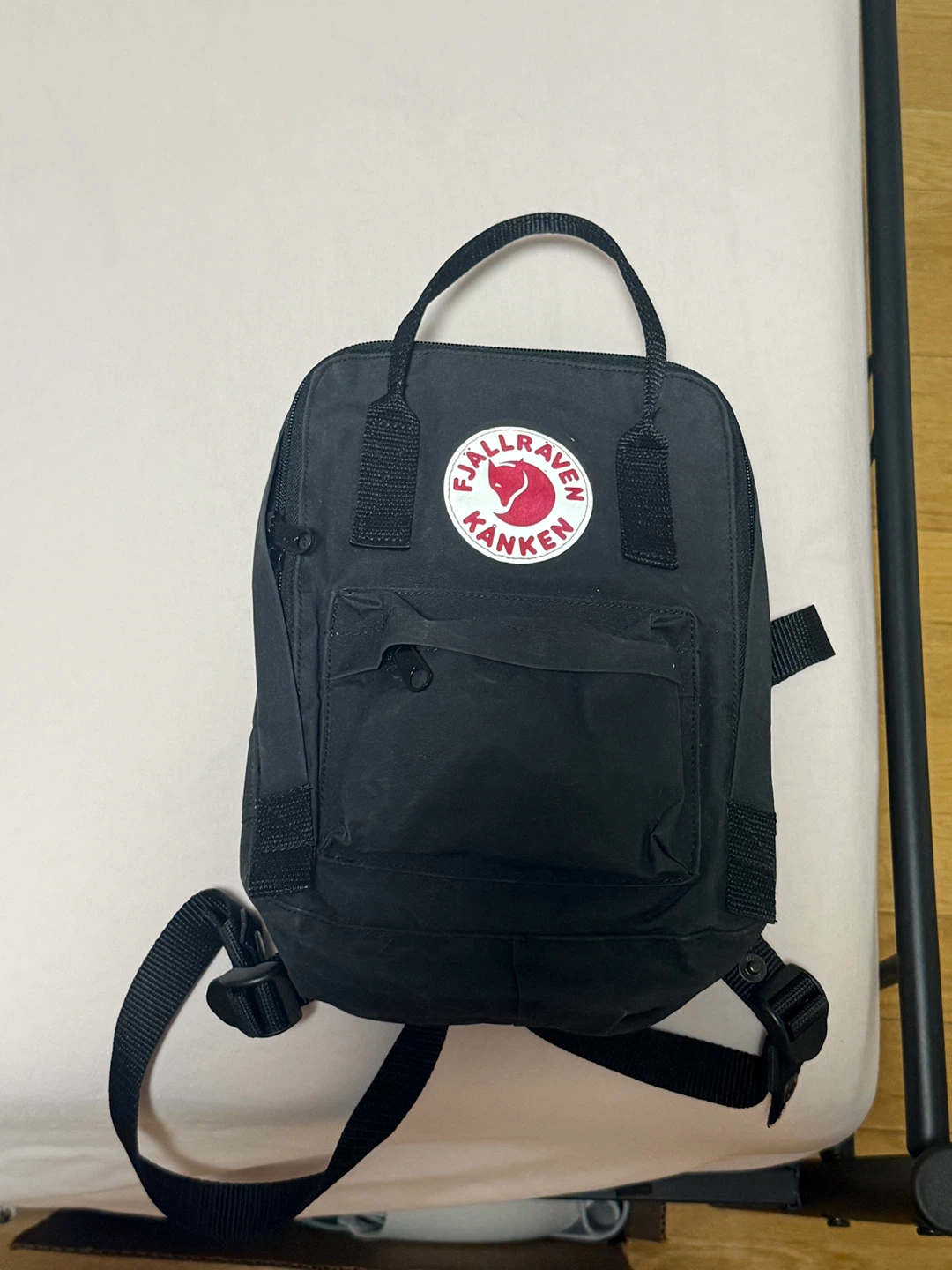 Fjallraven Kanken Black Mini Backpack