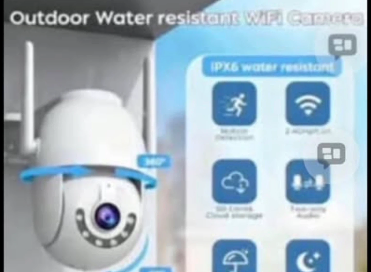 2 Outdoor Wi-Fi Security Camera - Full Color Night Vision - photo 2