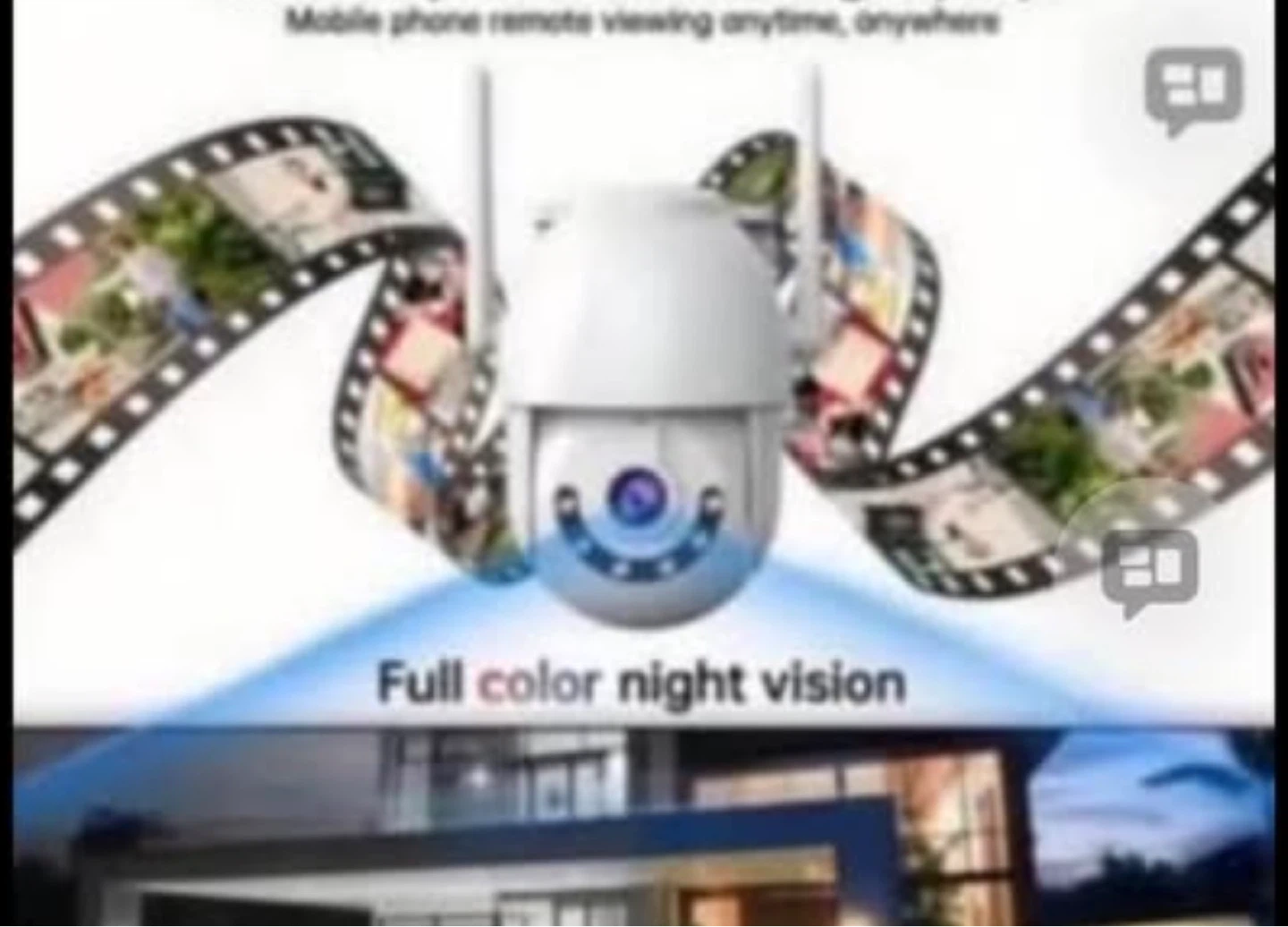 2 Outdoor Wi-Fi Security Camera - Full Color Night Vision