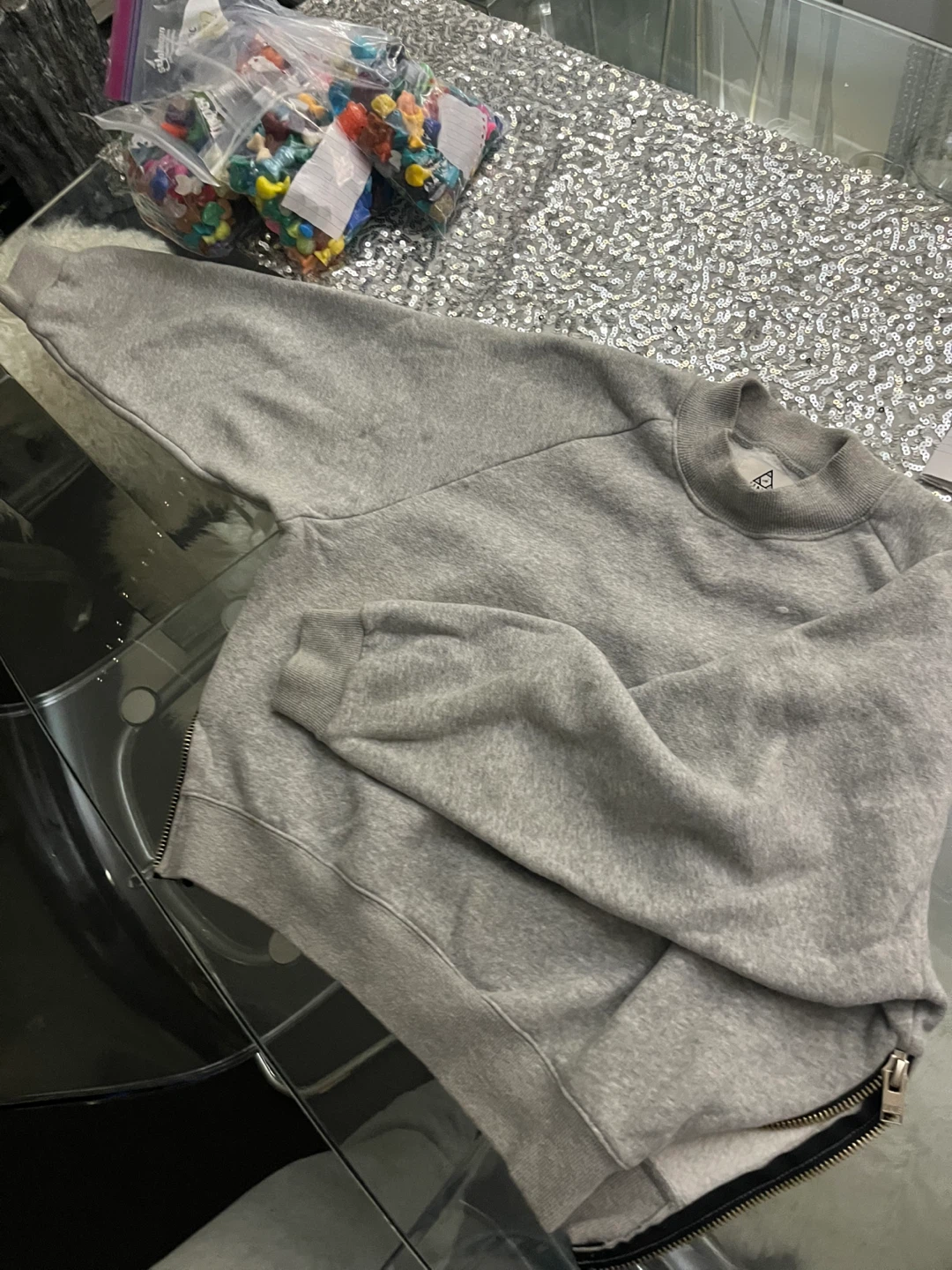 Urban Outfitters Grey Crewneck Sz S - photo 3