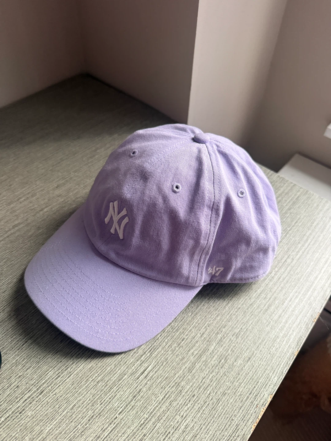 47 Brand New York Yankees Lavender Baseball Cap OSFA - photo 2