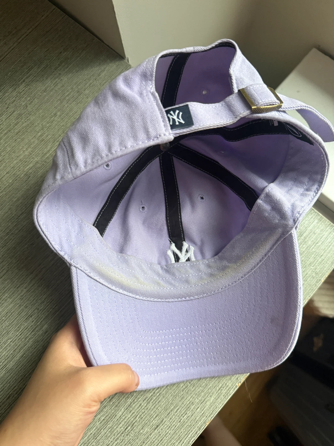 47 Brand New York Yankees Lavender Baseball Cap OSFA - photo 3