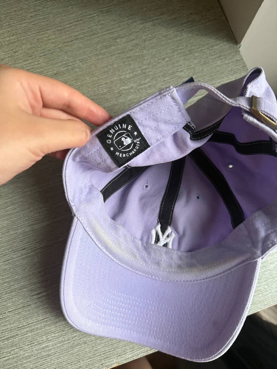 47 Brand New York Yankees Lavender Baseball Cap OSFA - photo 4