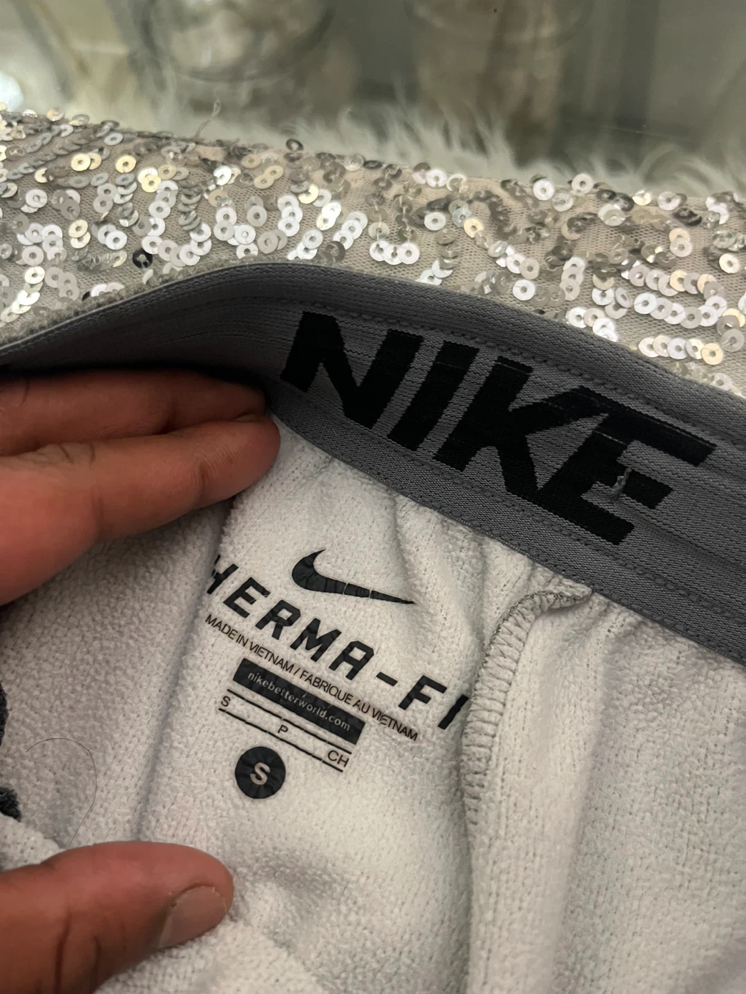 Nike Therma-Fit Sweatpants Grey Size S - photo 4