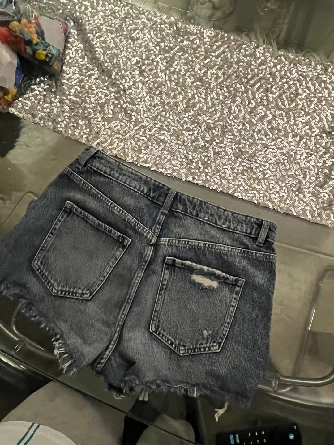 Garage Denim Ripped Jean Shorts - photo 5
