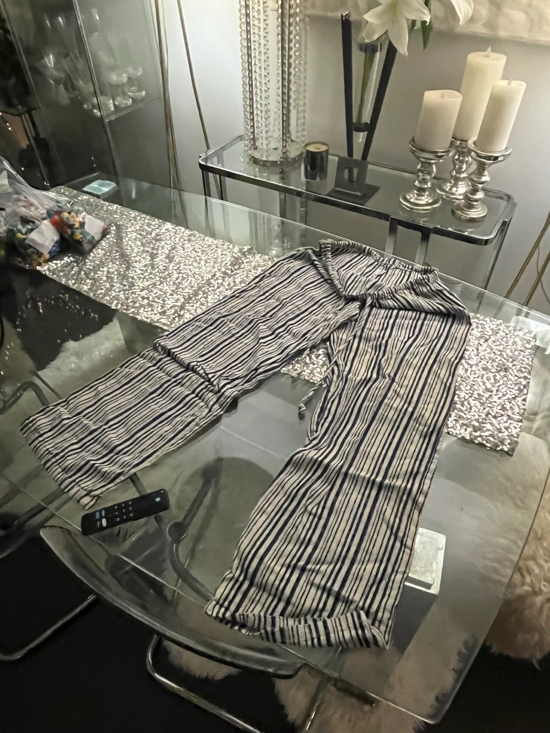 Bambaki 100% Cotton Striped Pants Size 3 - photo 3