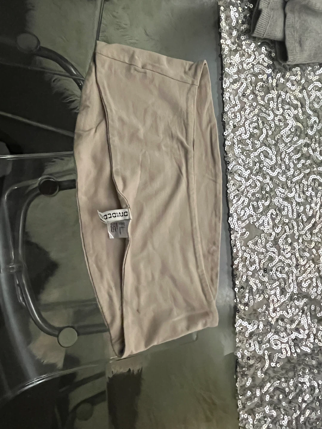 H&M Divided Beige Bandage Top Size L