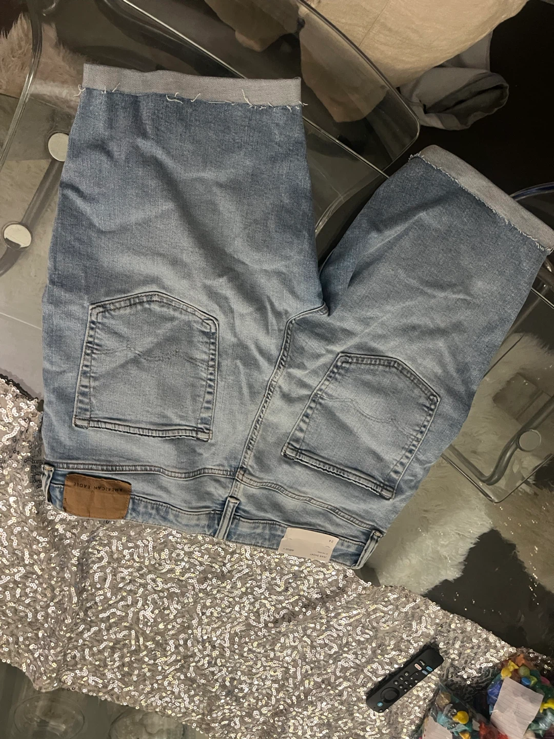 American Eagle Airflex+ Ripped Jean Shorts - photo 4