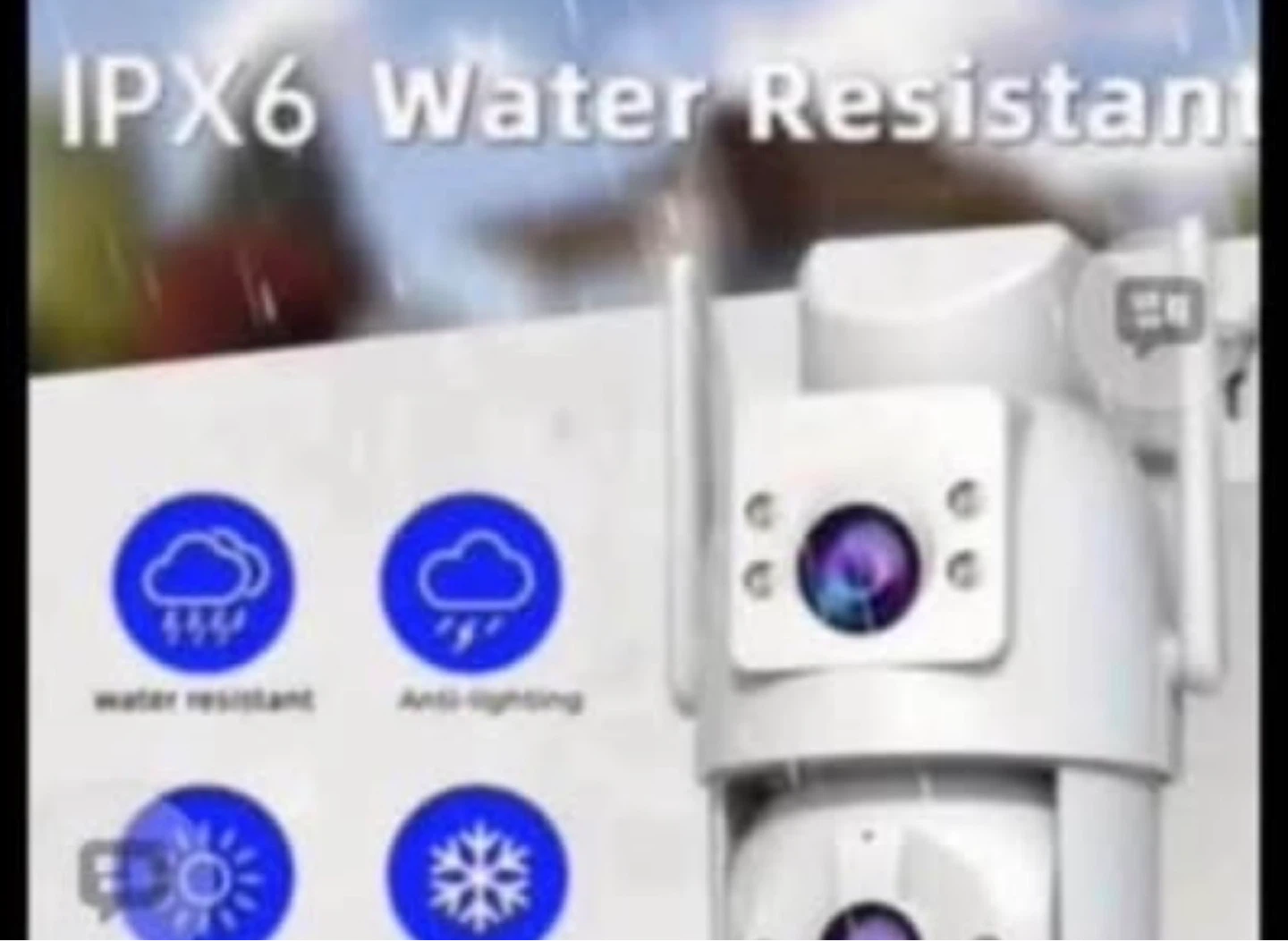 IP6X Water Resistant Security Camera with 5G WiFi - photo 4