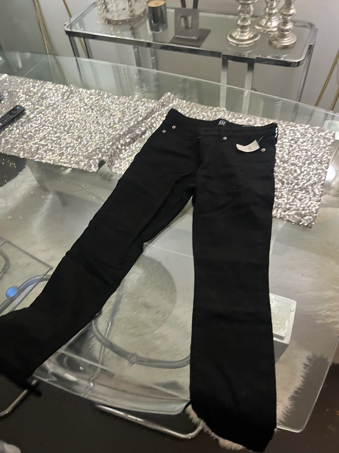 GAP Black Stretch Denim Jeans - Size 8/29 - photo 5